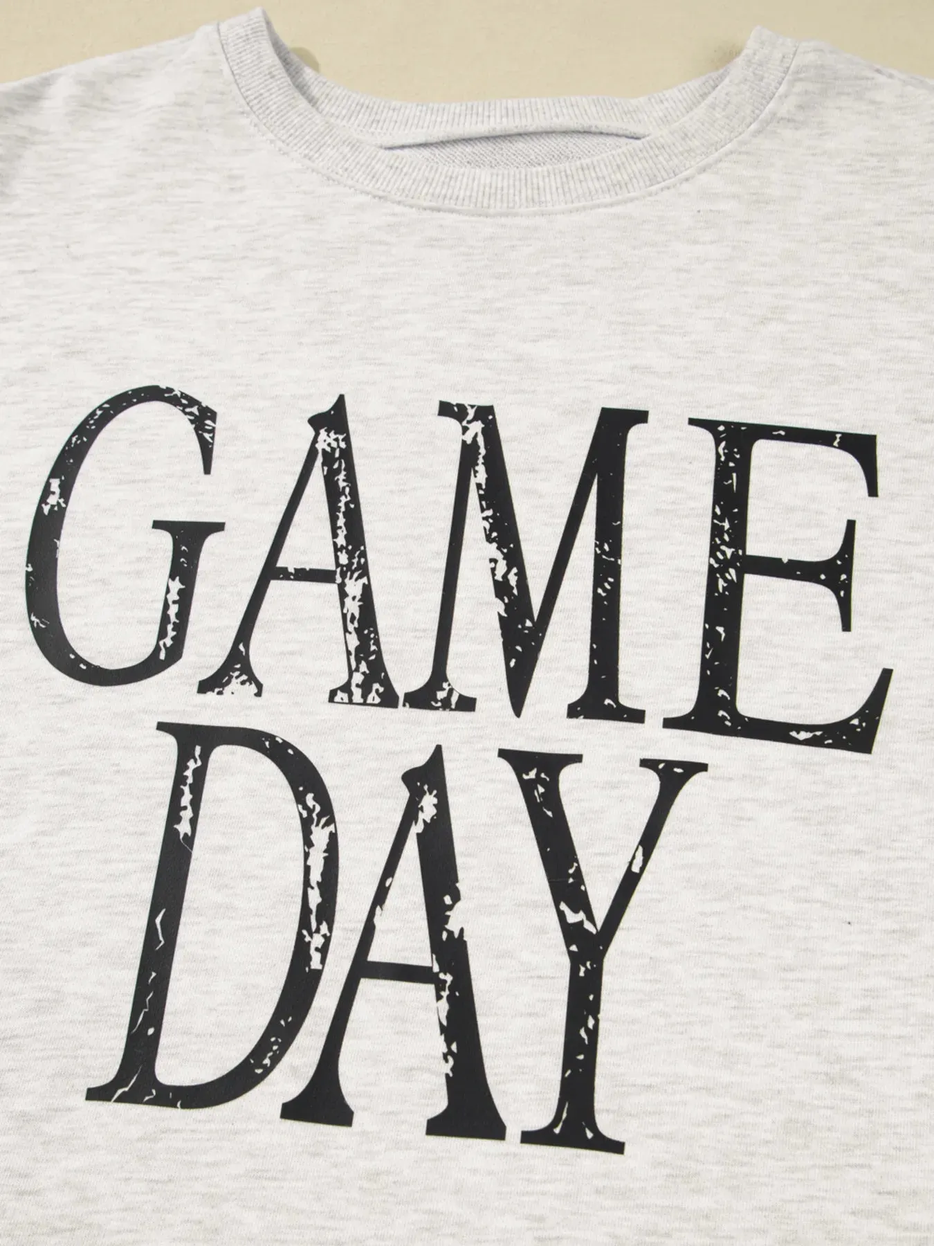 Washed GAME DAY Graphic Baggy Sweatshirt sold by Charming Charlie product image thumbnail 5