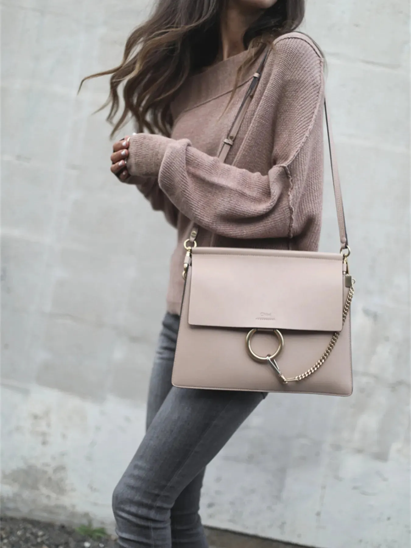 Ribbed Relaxed Fit Long Sleeve Sweater sold by Charming Charlie product image thumbnail 5