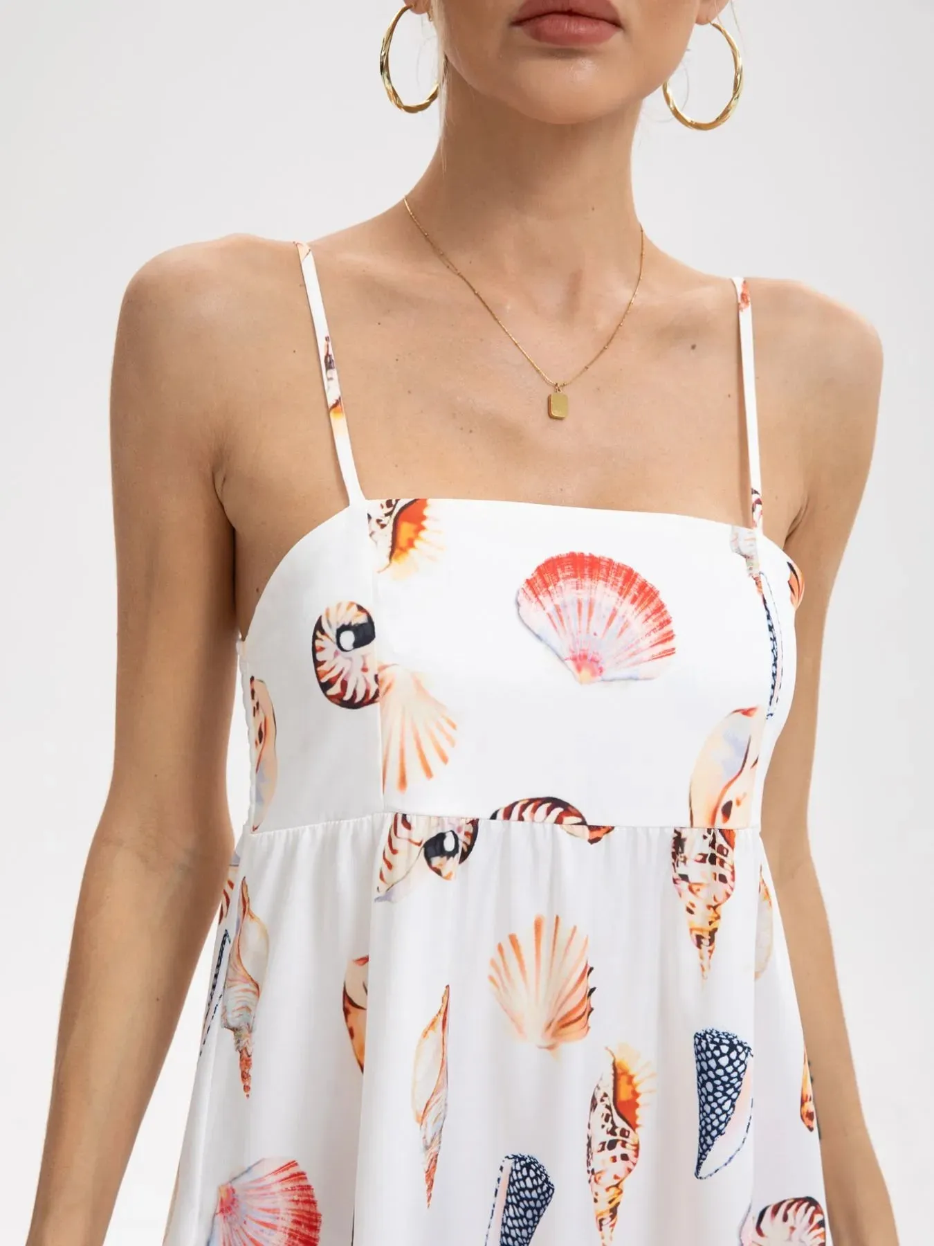 Printed Square Neck Cami Maxi Dress sold by Charming Charlie product image thumbnail 2