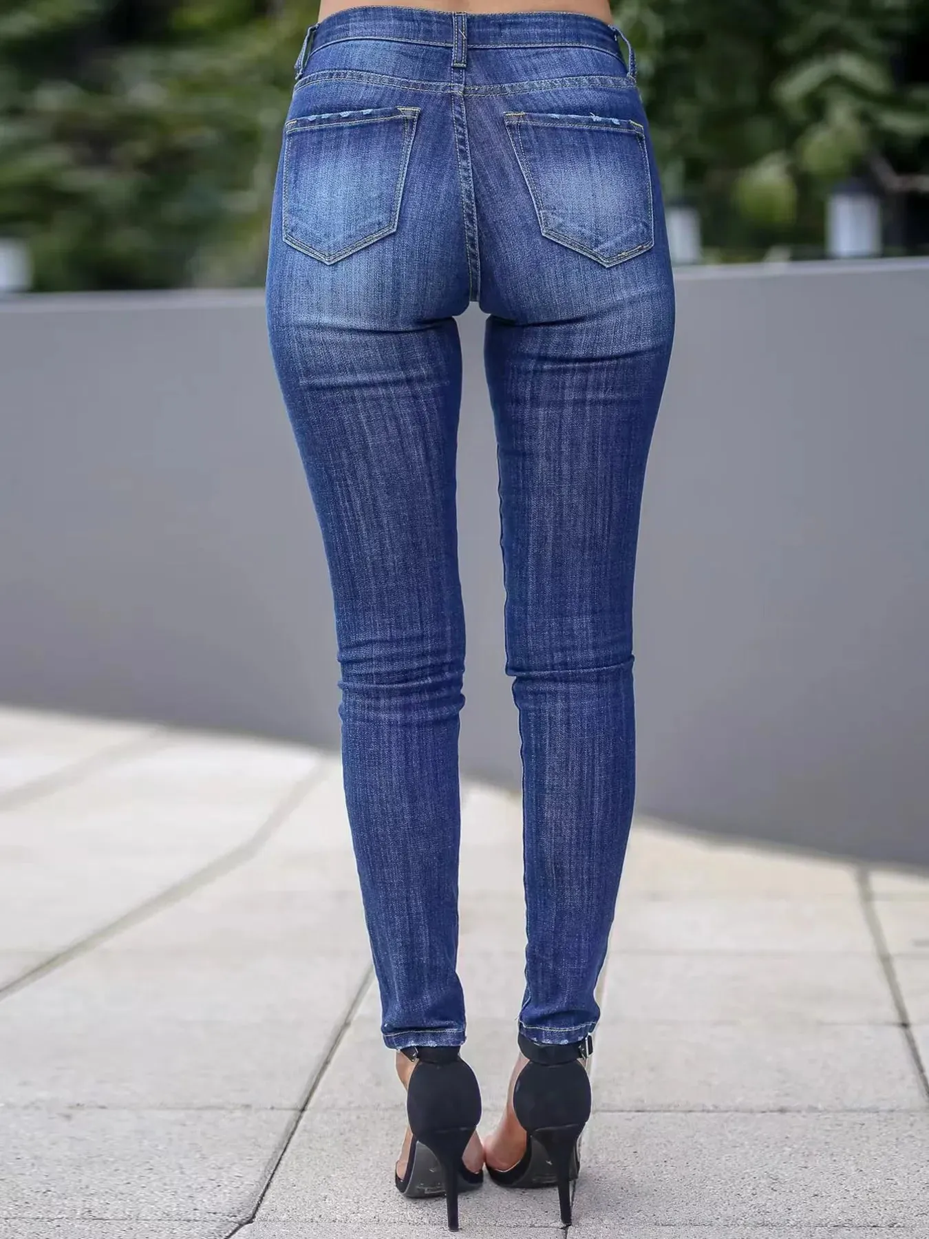 Skinny Fit Washed Jeans sold by Charming Charlie product image thumbnail 2