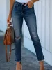 Distressed High-Waisted Skinny Jeans sold by Charming Charlie