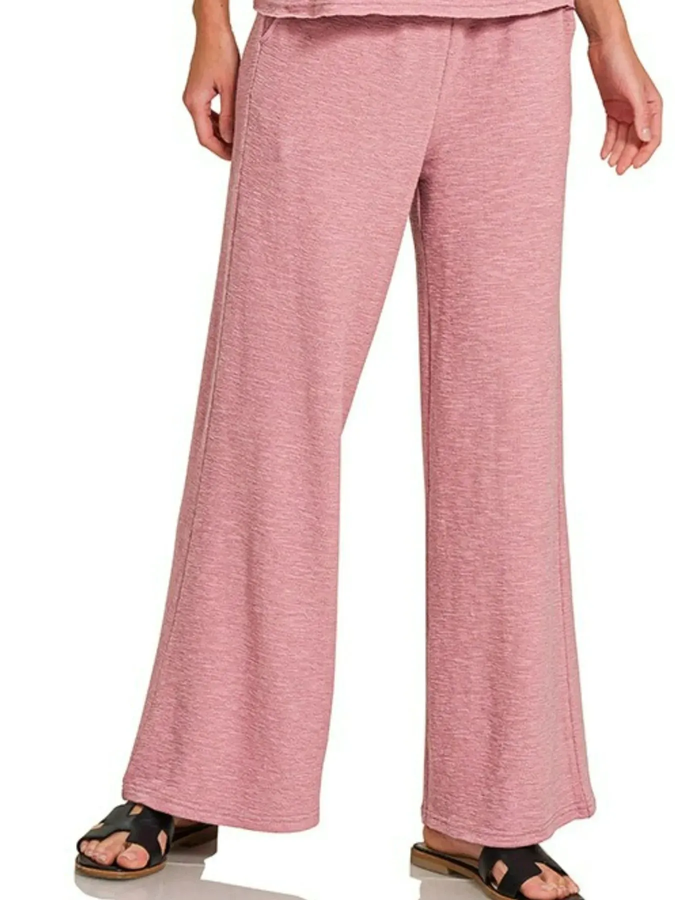 Zenana Cotton Slub Tank and Pants Set sold by Charming Charlie product image thumbnail 3