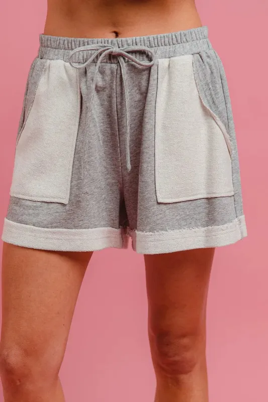 BiBi French Terry Knit Shorts with Side Pocket sold by Charming Charlie