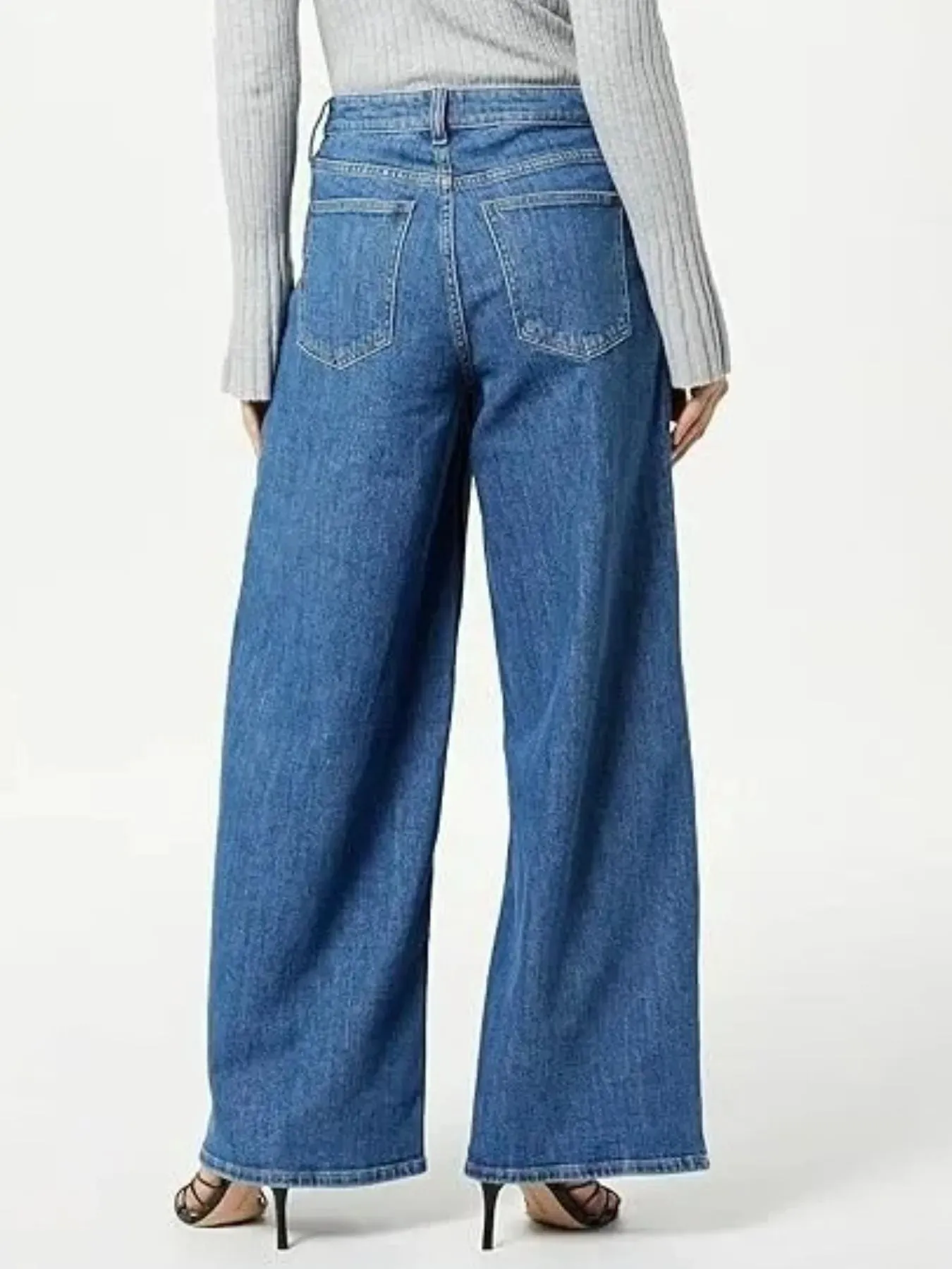 Full Size Wide Leg Jeans Plus Size sold by Charming Charlie product image thumbnail 2