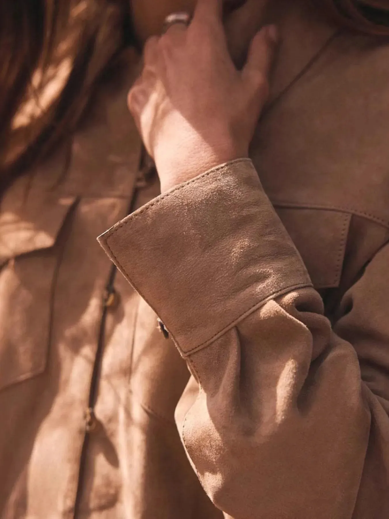 Button Front Long Sleeve Jacket sold by Charming Charlie product image thumbnail 3