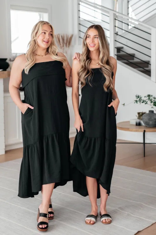 Nightlife Tie Back Maxi Dress sold by Charming Charlie