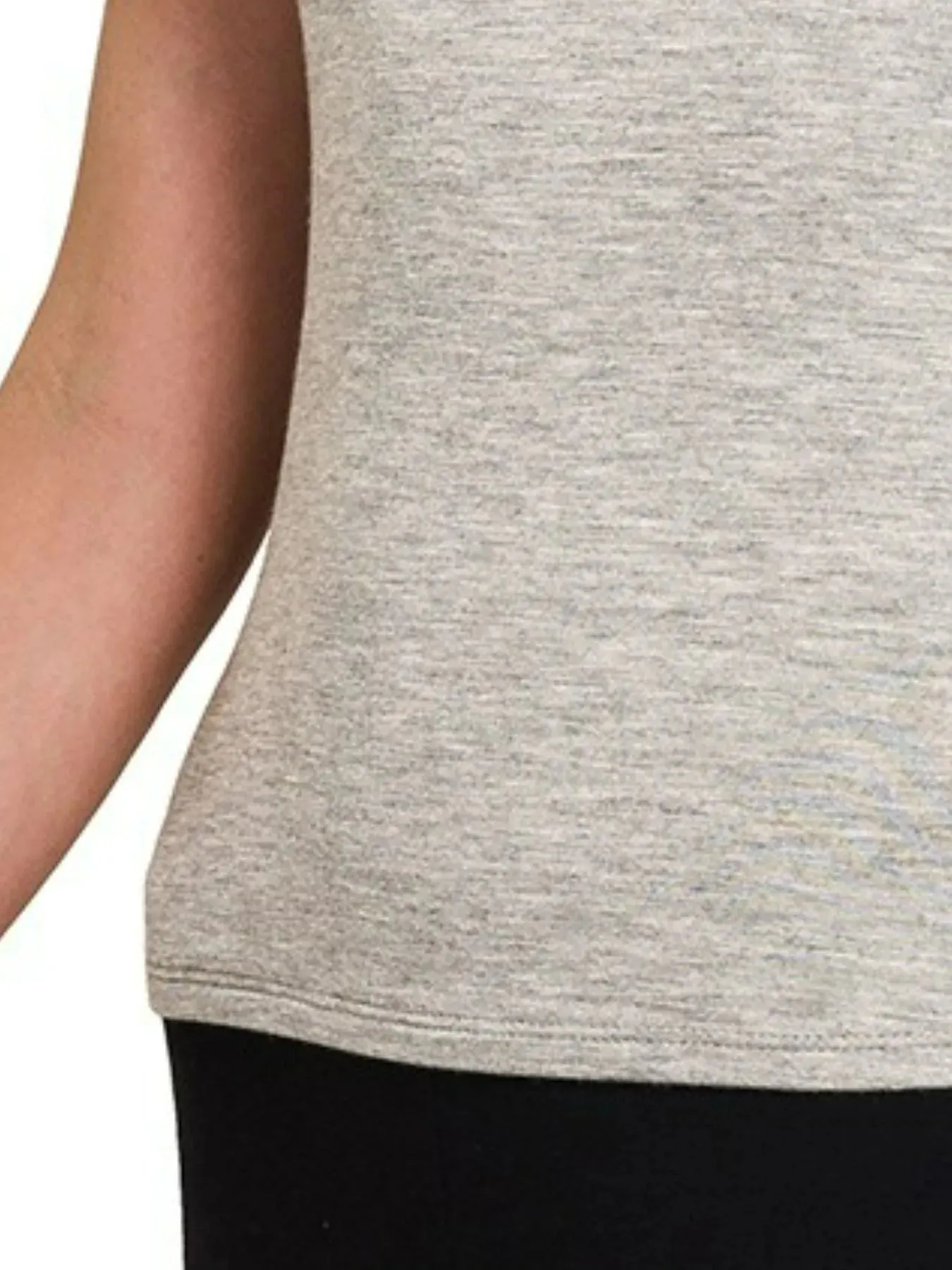 Zenana Premium Rayon Double Layered Round Neck Tank Top sold by Charming Charlie product image thumbnail 3