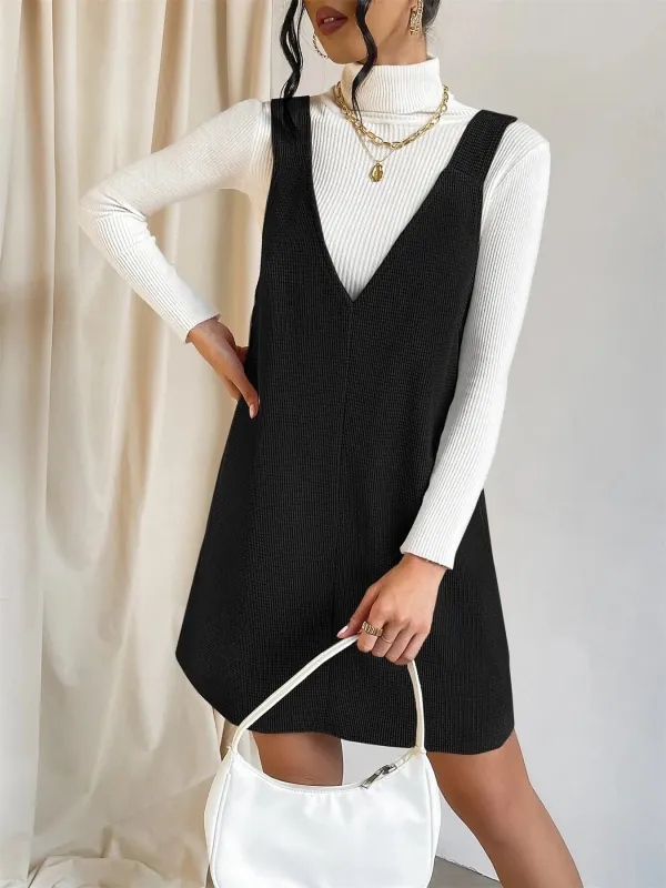 V-Neck Sleeveless Knit Mini Dress sold by Charming Charlie