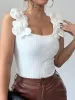 Flower Ribbed Scoop Neck Tank sold by Charming Charlie