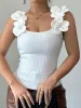 Flower Ribbed Scoop Neck Tank sold by Charming Charlie