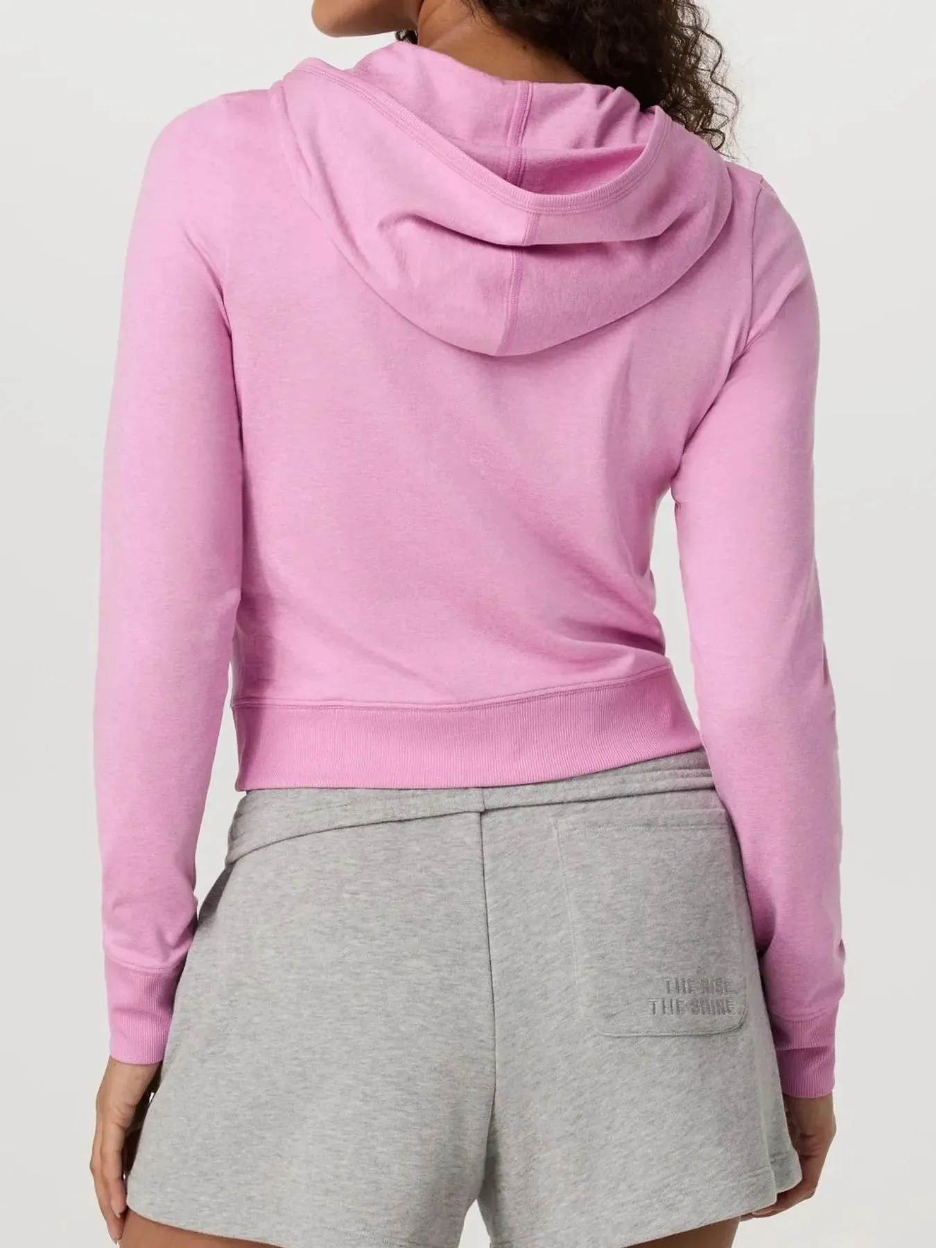 Zip Up Long Sleeve Crop Hoodie sold by Charming Charlie product image thumbnail 2