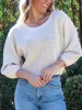 Relaxed Fit Round Neck Sweater sold by Charming Charlie