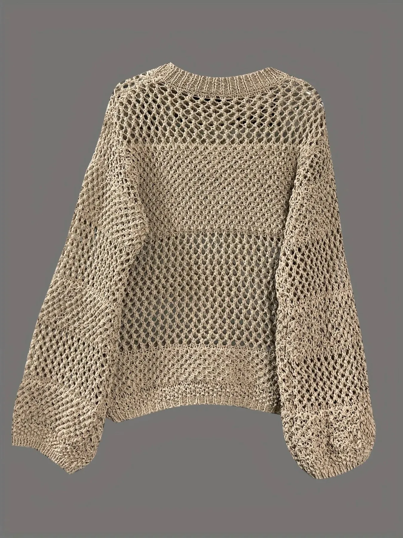 Openwork Long Sleeve Knit Cover Up sold by Charming Charlie product image thumbnail 4