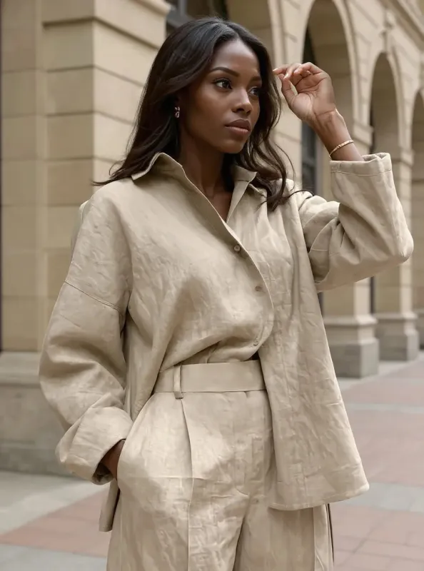 Button Up Long Sleeve Shirt sold by Charming Charlie