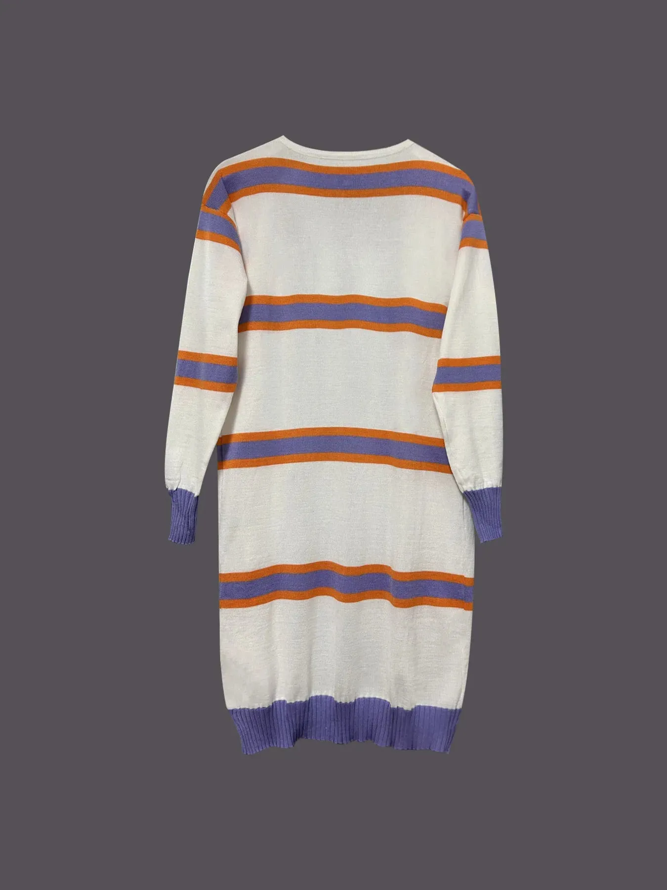 Striped Open Front Longline Cardigan sold by Charming Charlie product image thumbnail 5