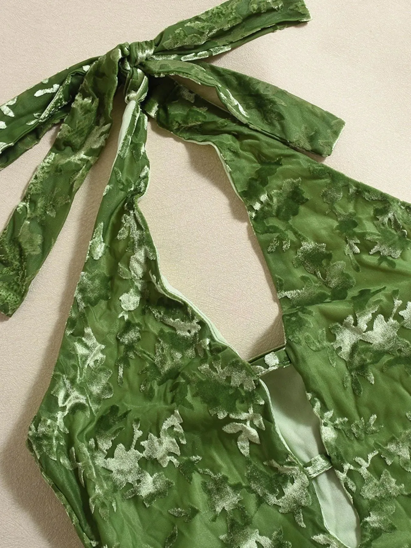 Halter Neck Cutout Midi Dress sold by Charming Charlie product image thumbnail 5