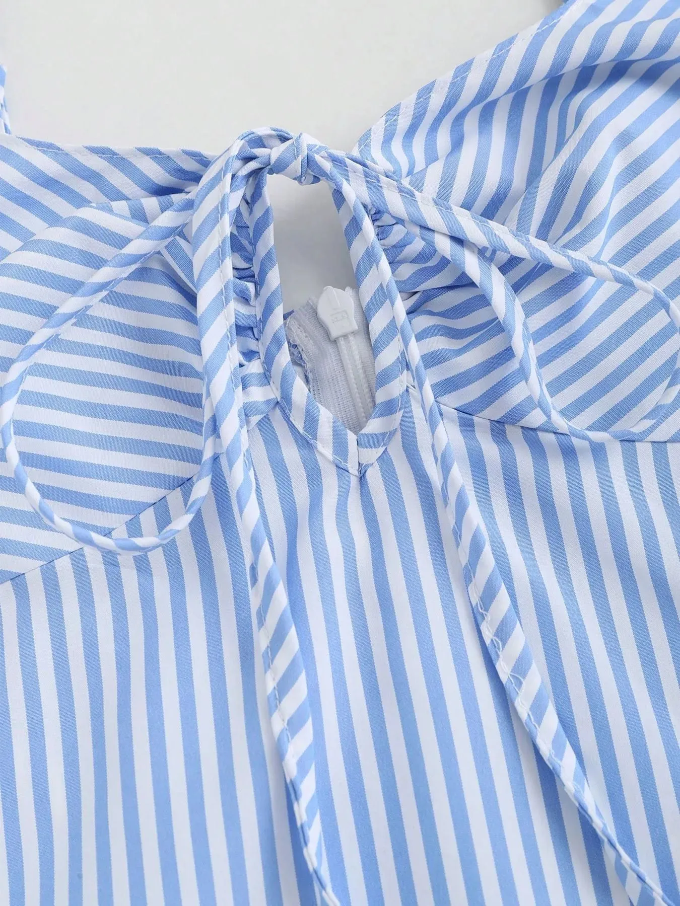 Striped Tie Front Cami Dress sold by Charming Charlie product image thumbnail 3