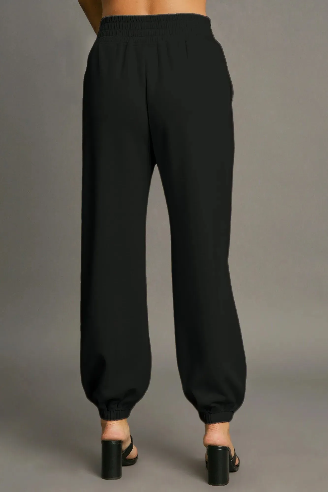 Umgee Drawstring Jogger Pants with Front Seam Detail sold by Charming Charlie product image thumbnail 3