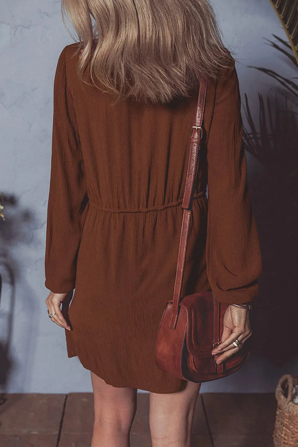 Floral Embroidered Long Sleeve Mini Dress sold by Charming Charlie product image thumbnail 2