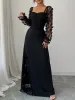 Sweetheart Neck Sheer Sleeve Maxi Dress sold by Charming Charlie