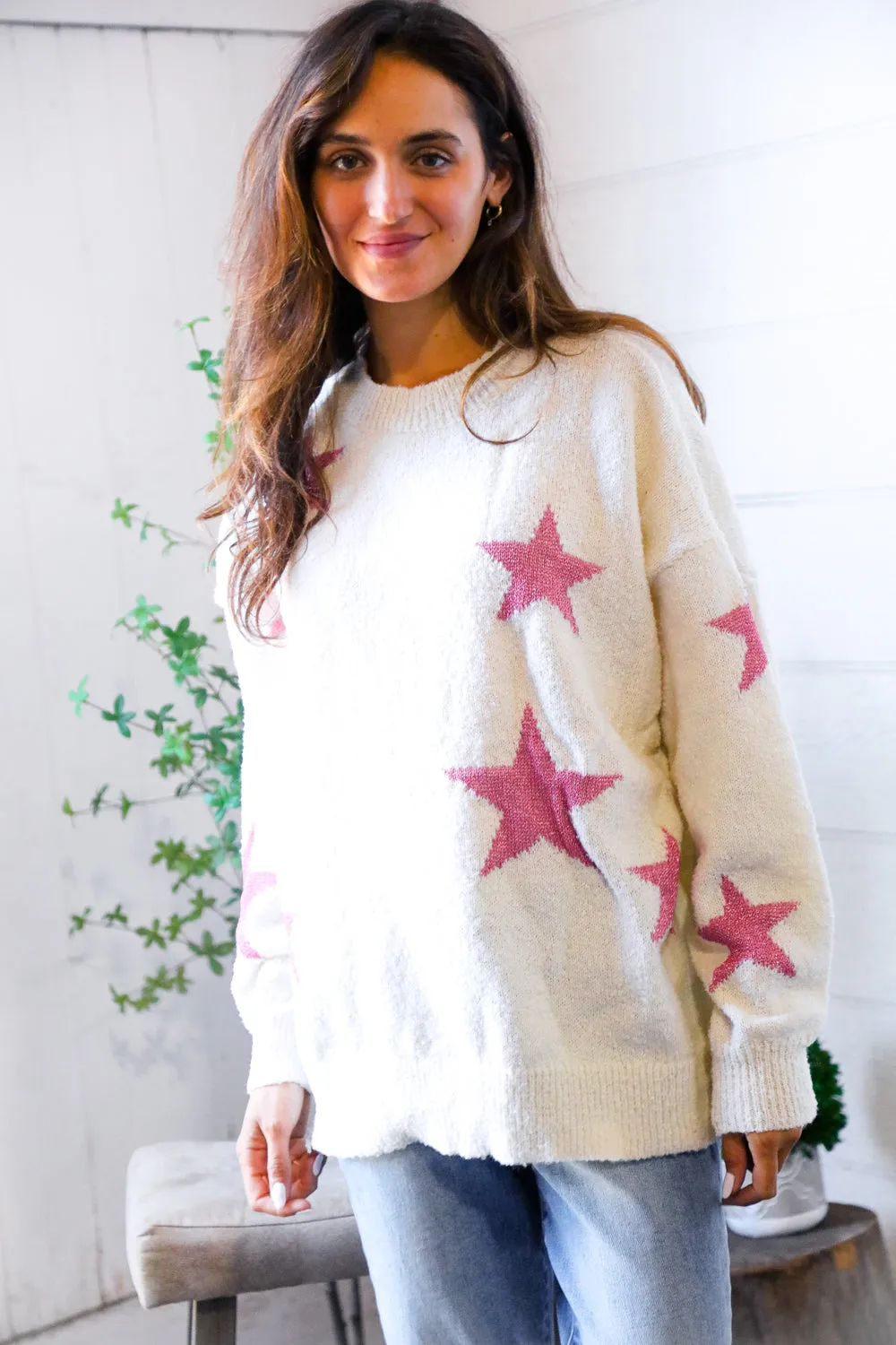 Stargazing Autumn Nights Knit Pullover Sweater sold by Charming Charlie product image thumbnail 3