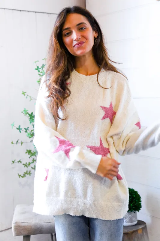 Stargazing Autumn Nights Knit Pullover Sweater sold by Charming Charlie