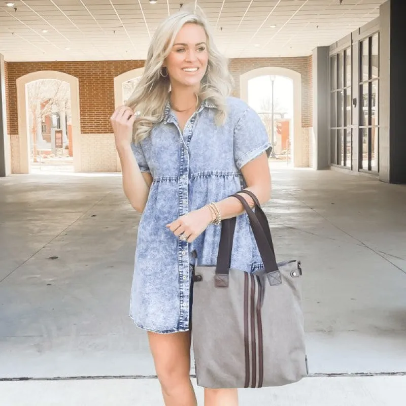 Kelly Canvas Tote sold by Charming Charlie