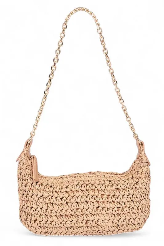 Faux Straw Fashion Shoulder Bag sold by Charming Charlie