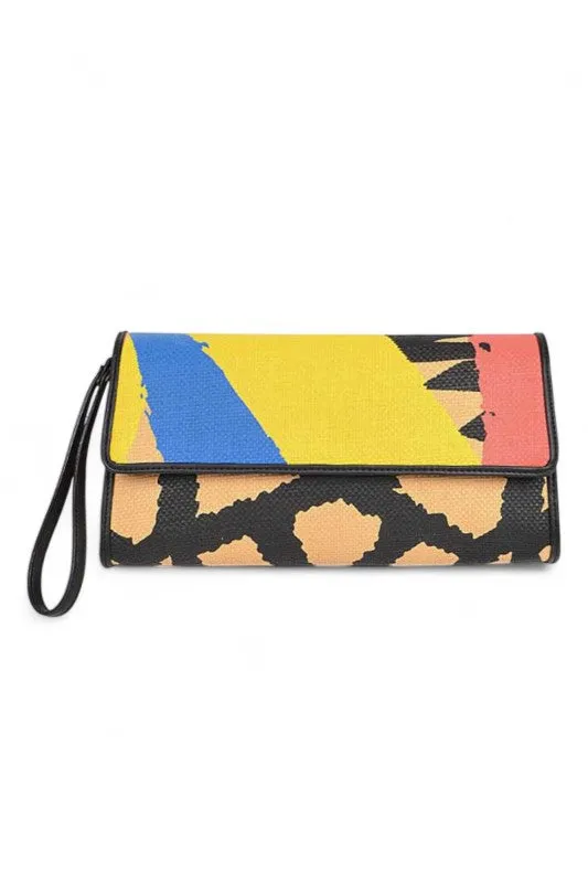 Artsy Printed Wristlet Clutch sold by Charming Charlie