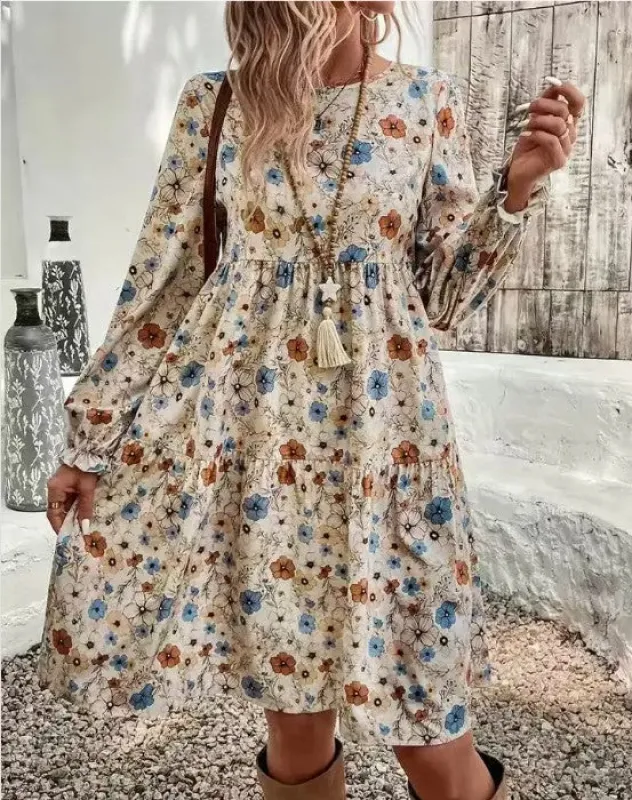 Floral Tiered Dress sold by Charming Charlie