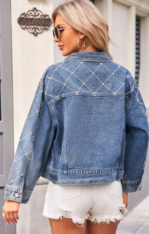 Denim jacket sold by Charming Charlie product image thumbnail 2