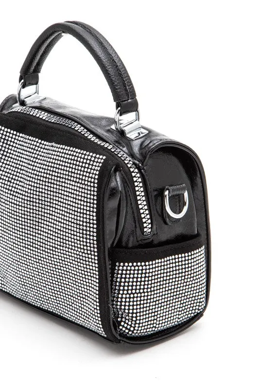 Rhinestone Studs Top Handle Fashion Bag sold by Charming Charlie product image thumbnail 4