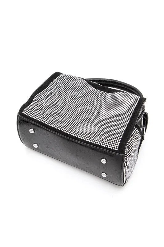 Rhinestone Studs Top Handle Fashion Bag sold by Charming Charlie product image thumbnail 5