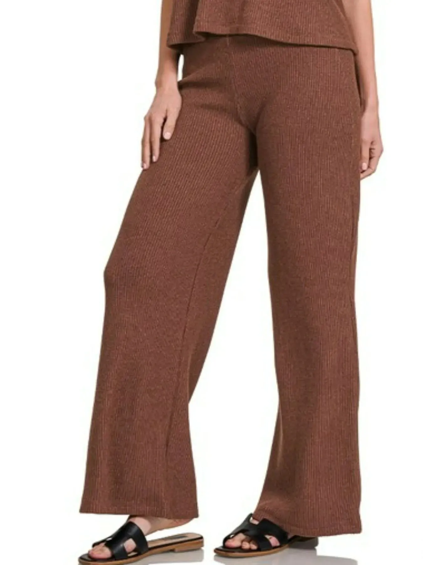 Zenana Sweater Boxy Top & Long Pants Set sold by Charming Charlie product image thumbnail 2