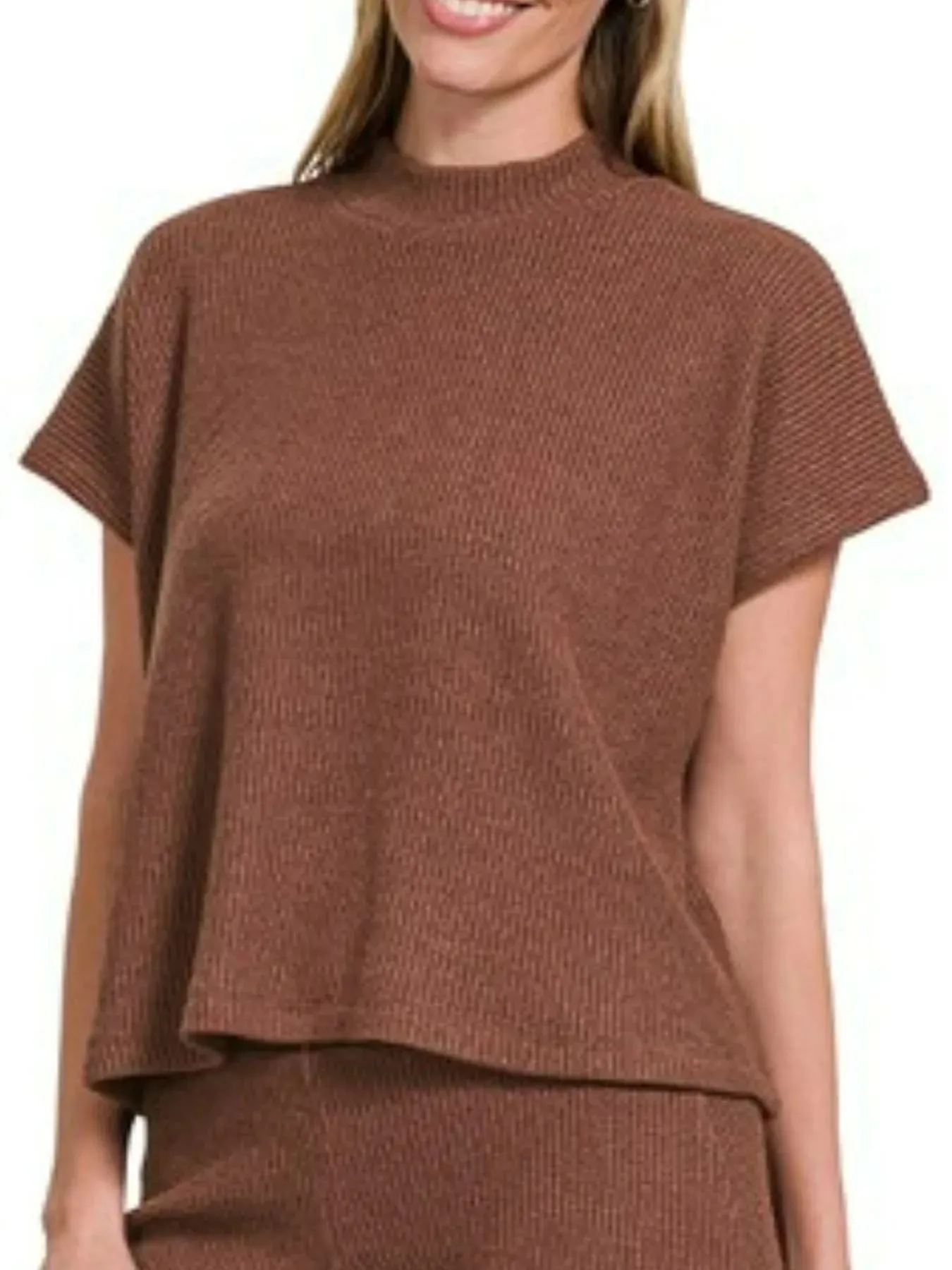 Zenana Sweater Boxy Top & Long Pants Set sold by Charming Charlie product image thumbnail 3