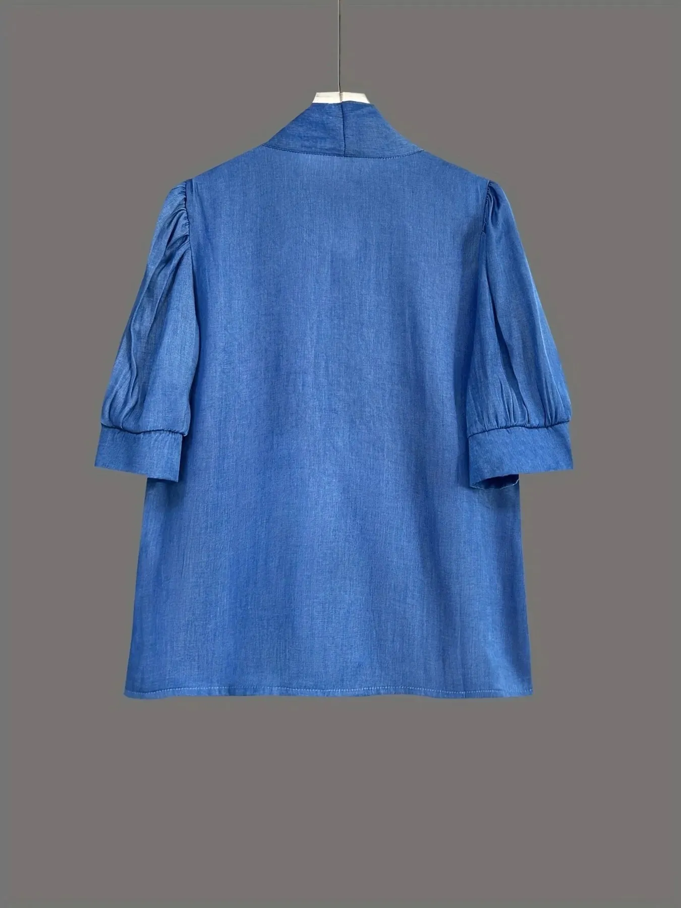 Tie Front Short Sleeve Blouse sold by Charming Charlie product image thumbnail 5