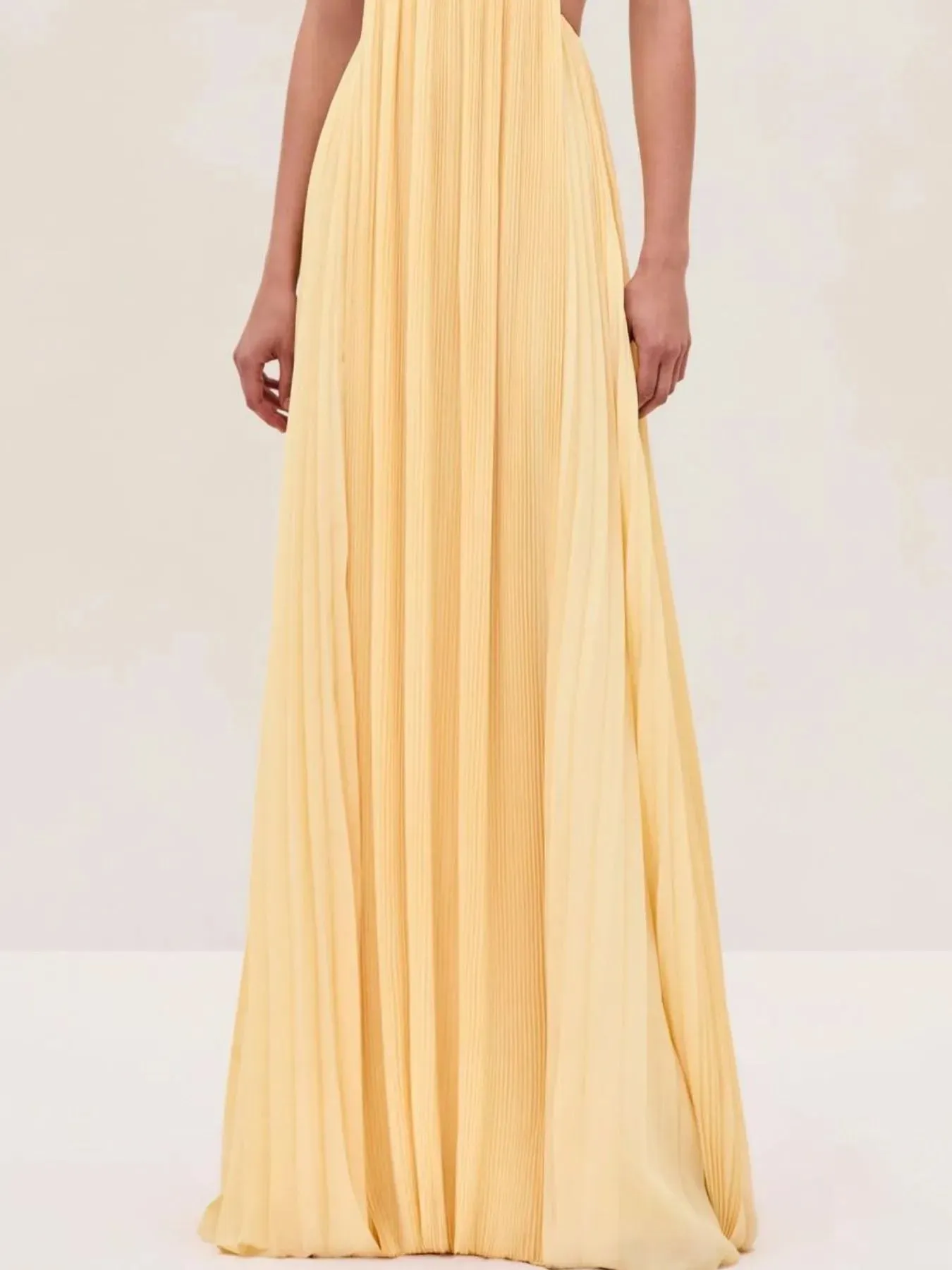 Cutout Ruched Maxi Cami Dress sold by Charming Charlie product image thumbnail 4