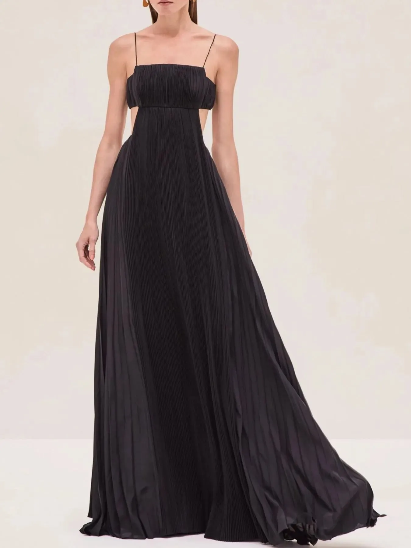 Cutout Ruched Maxi Cami Dress sold by Charming Charlie product image thumbnail 5