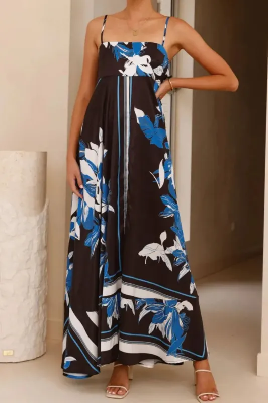 Printed Square Neck Cami Maxi Dress sold by Charming Charlie