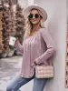 Square Neck Long Sleeve T-Shirt sold by Charming Charlie