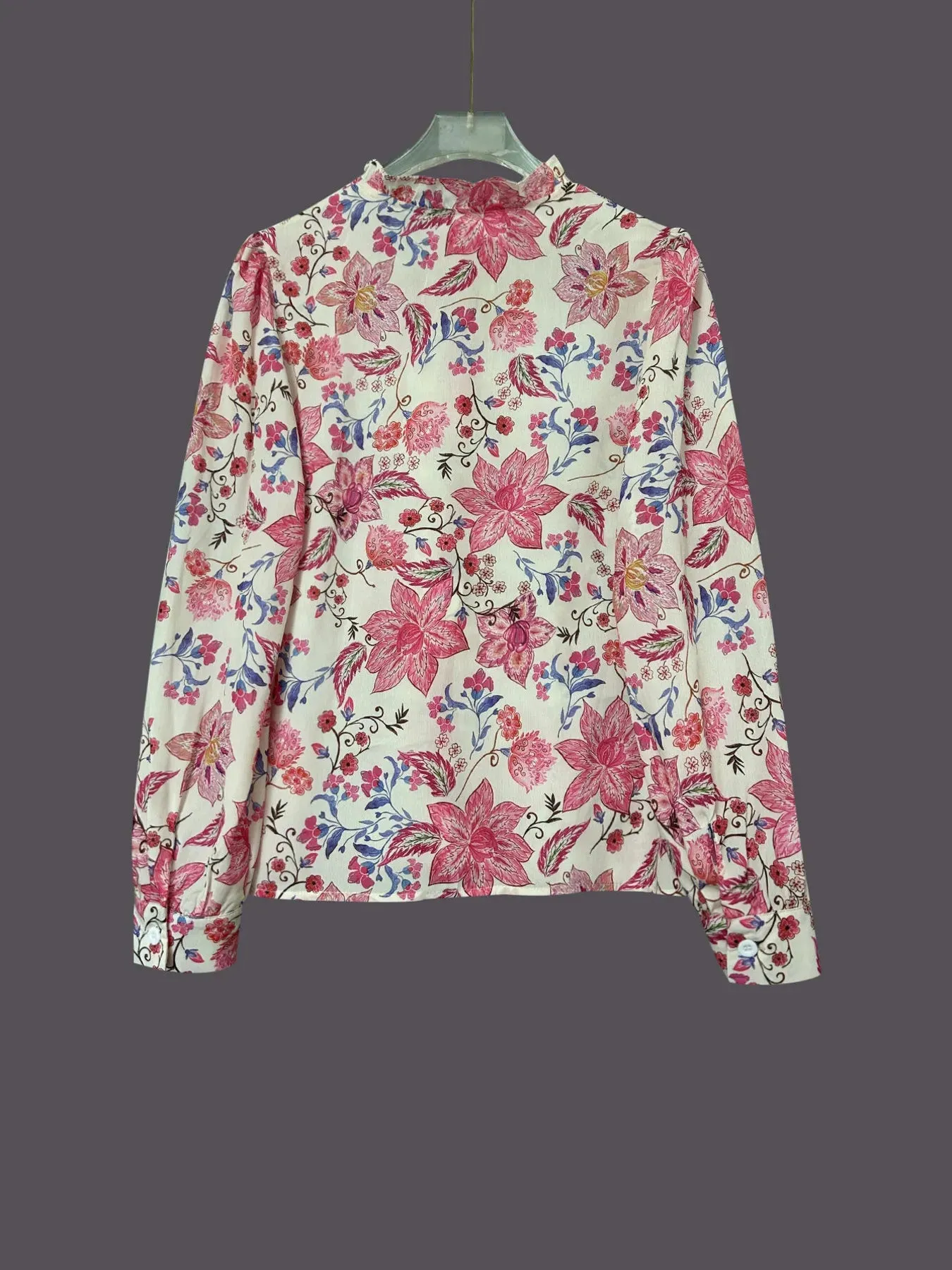 Floral Print Button Up Shirt sold by Charming Charlie product image thumbnail 5