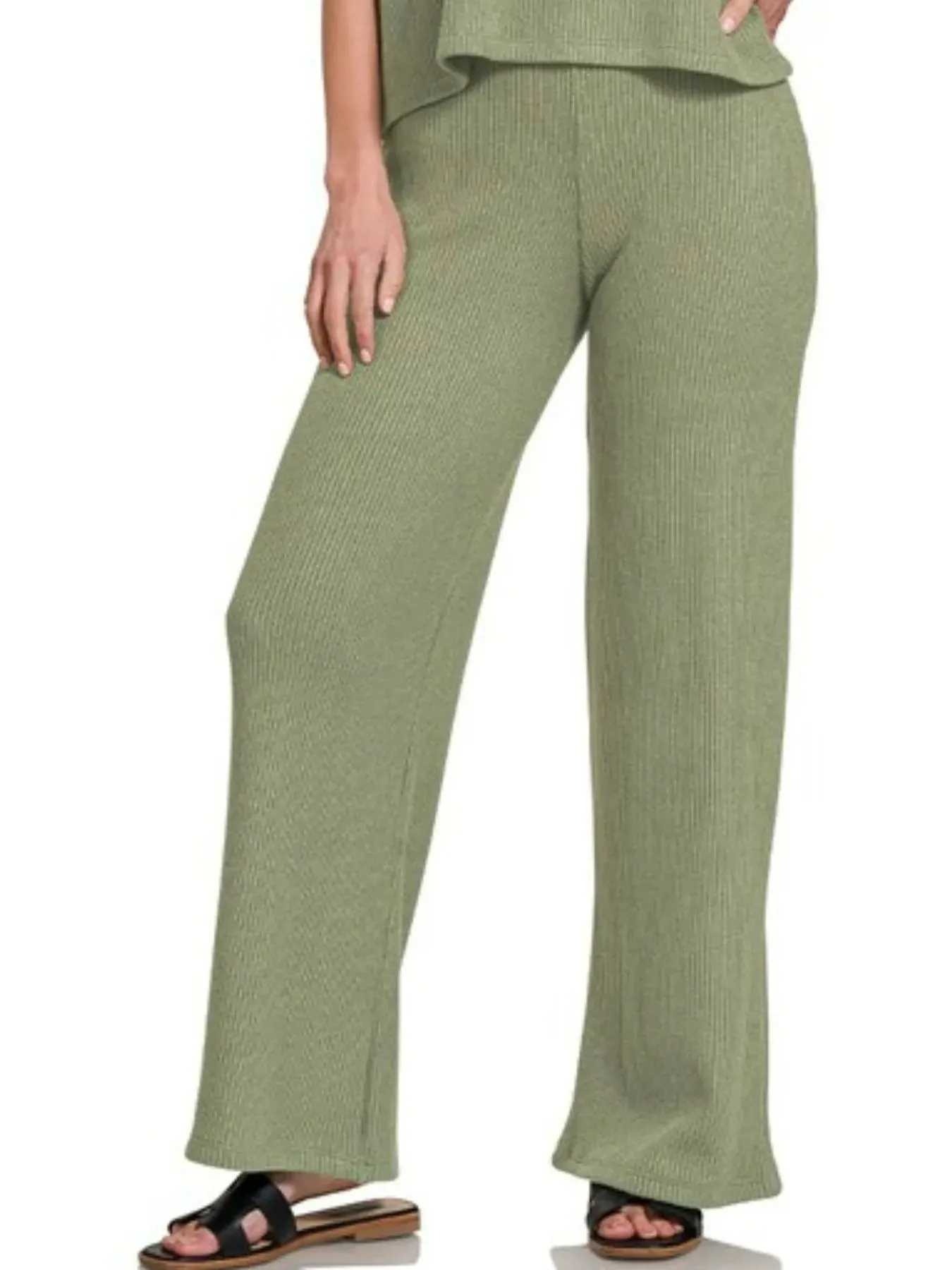 Zenana Sweater Boxy Top & Long Pants Set sold by Charming Charlie product image thumbnail 2