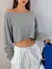 Boat Neck Long Sleeve T-Shirt sold by Charming Charlie