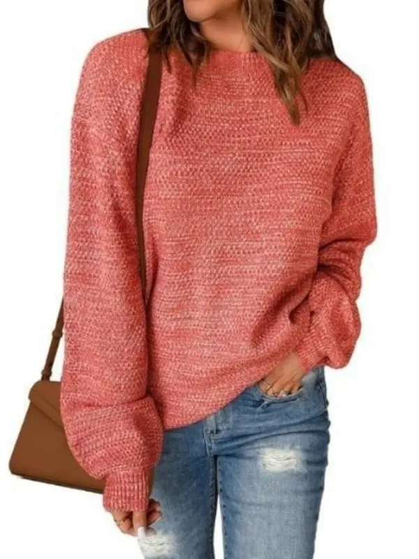 Round Neck Long Sleeve Sweater sold by Charming Charlie