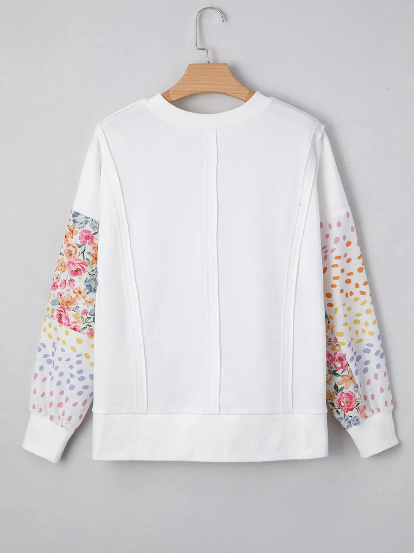 Floral Print Long Sleeve Sweatshirt sold by Charming Charlie product image thumbnail 5