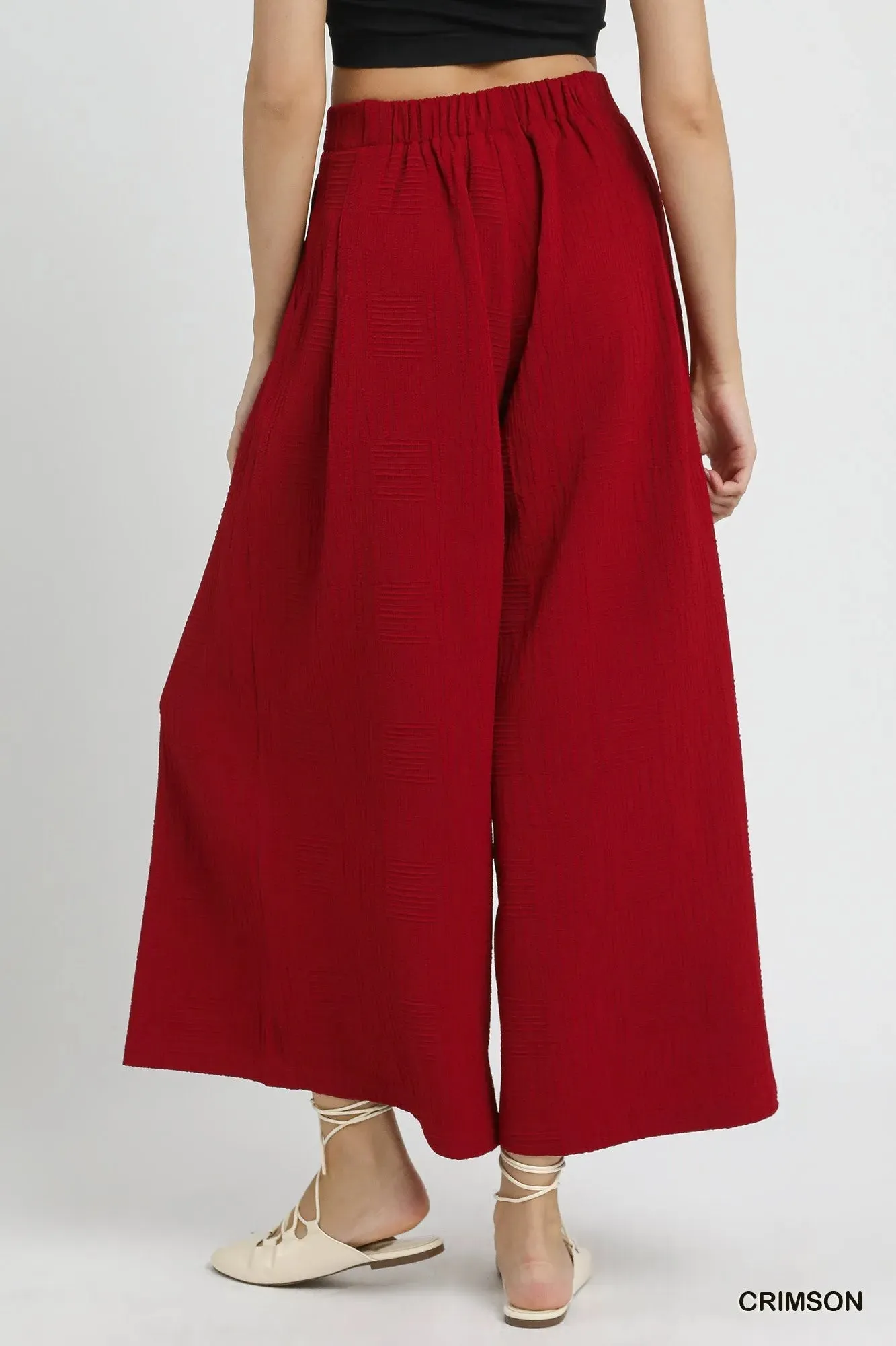 Umgee Elastic Waist Wide Leg Pants sold by Charming Charlie product image thumbnail 5