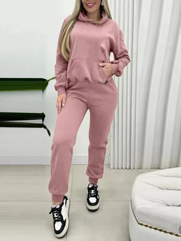 Long Sleeve Hoodie and Joggers Set sold by Charming Charlie