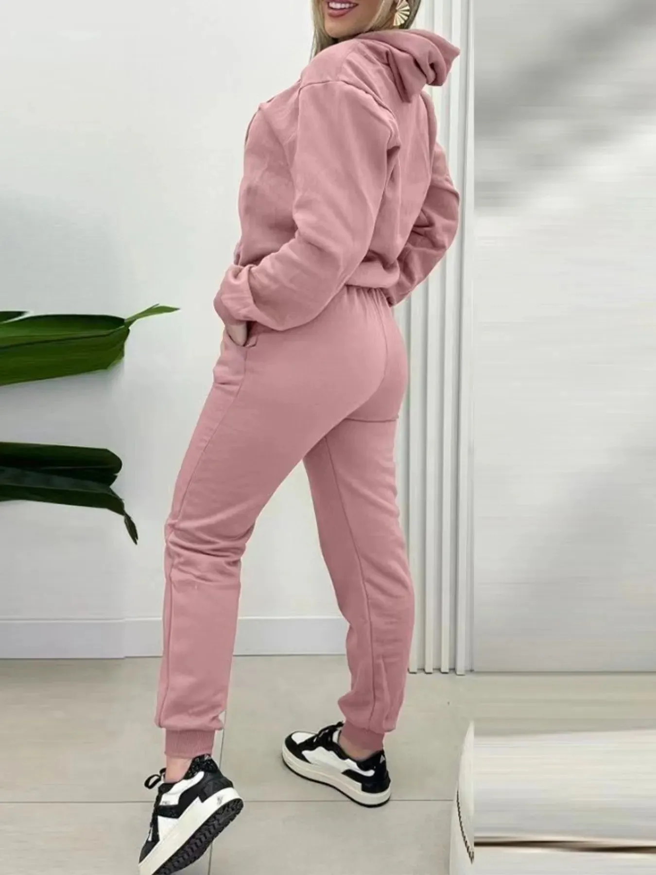 Long Sleeve Hoodie and Joggers Set sold by Charming Charlie product image thumbnail 2