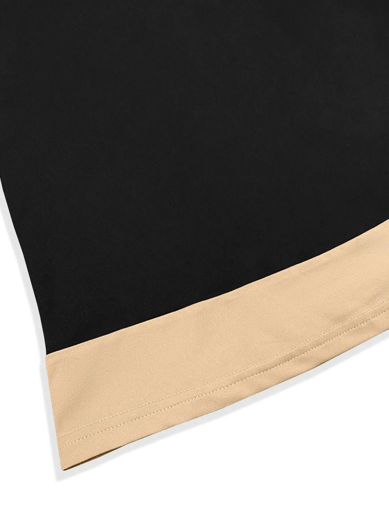 Plus Size Contrast Trim Drawstring Long Sleeve Mini Dress sold by Charming Charlie product image thumbnail 3