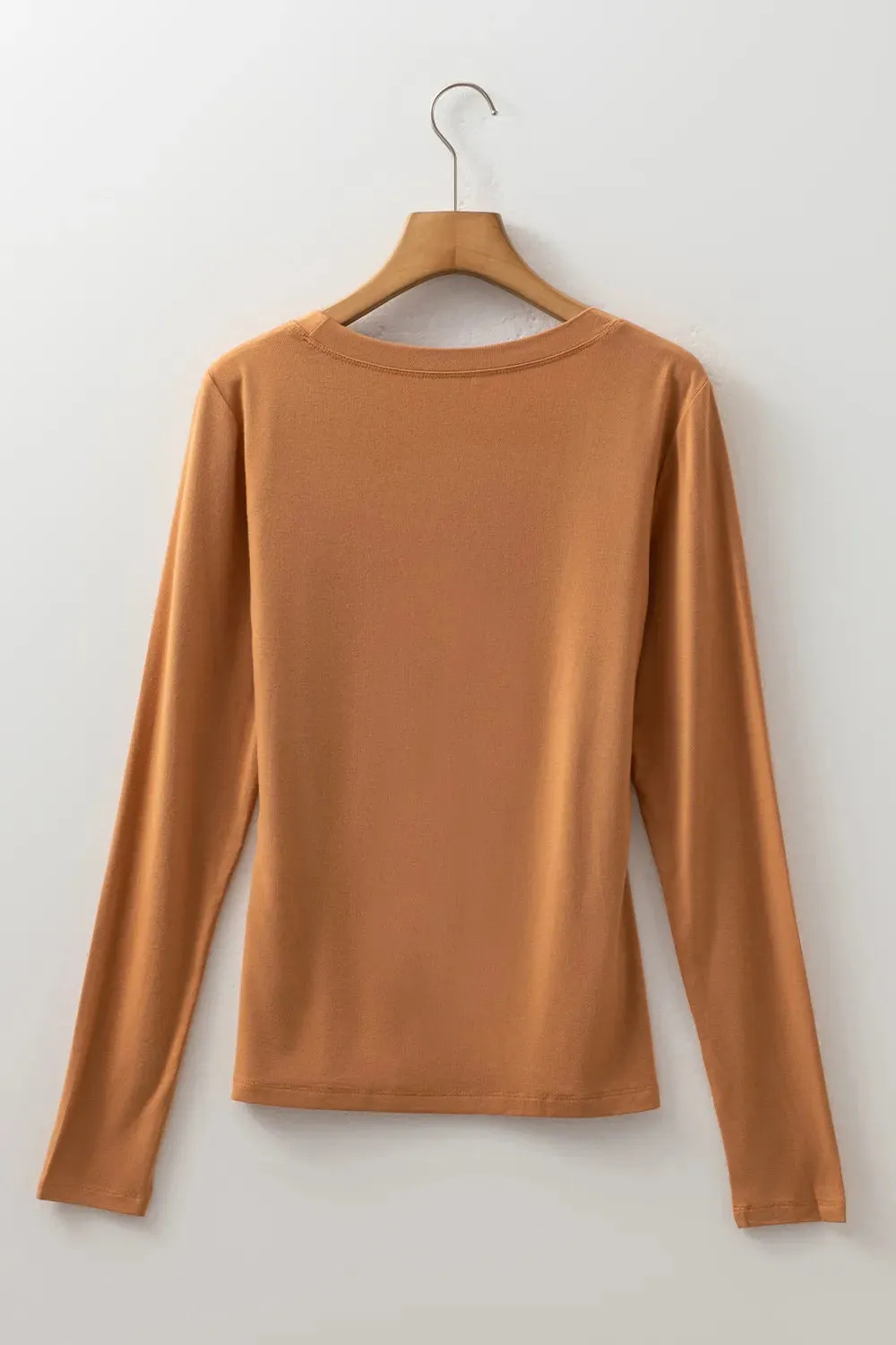 Long Sleeve Crop T-Shirt sold by Charming Charlie product image thumbnail 5